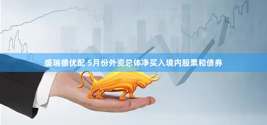 盛瑞德优配 5月份外资总体净买入境内股票和债券
